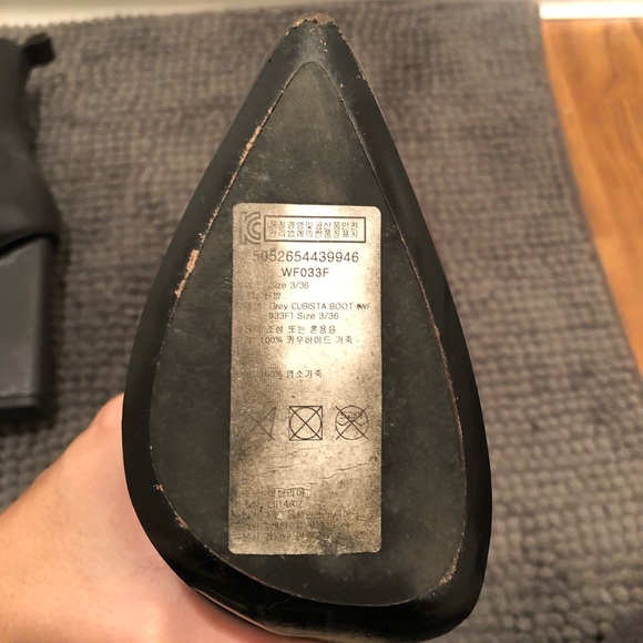 SOLD All Saints Boots Grey Size 36 - Picture 4 of 4